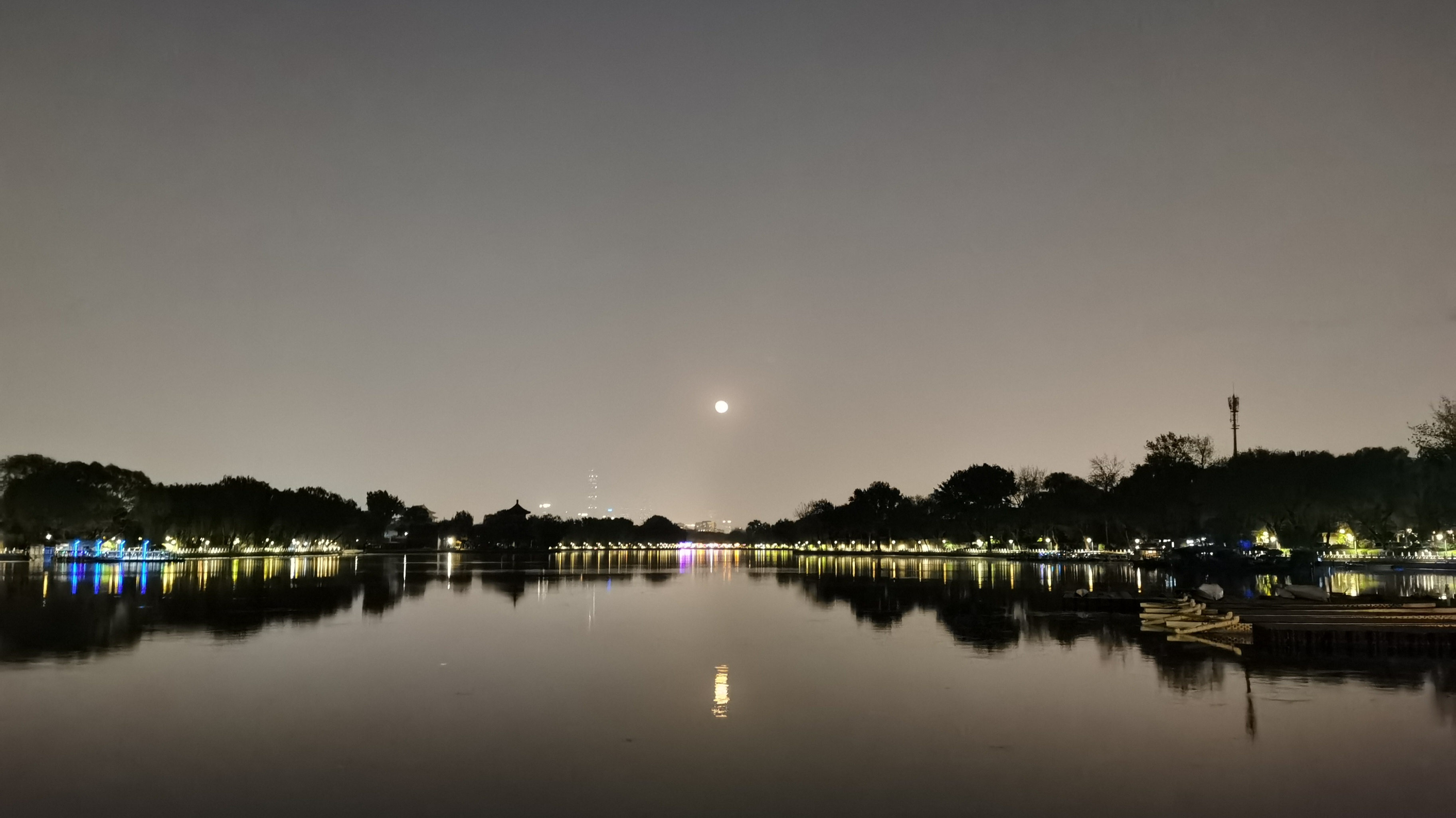 荷花池夜色